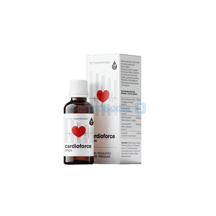 ✼ Cardioforce gotas para a hipertensión