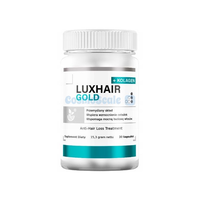 ✼ LuxHair Gold hair growth capsules