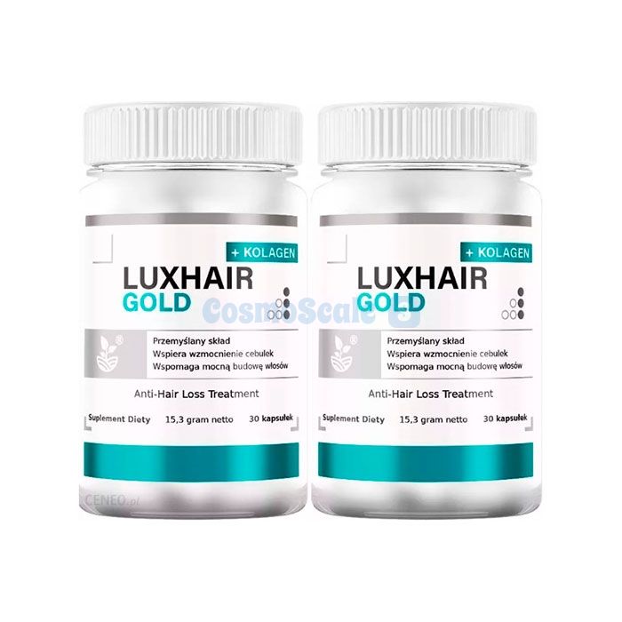 ✼ LuxHair Gold hair growth capsules