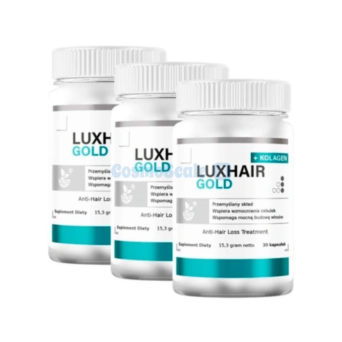 ✼ LuxHair Gold hair growth capsules