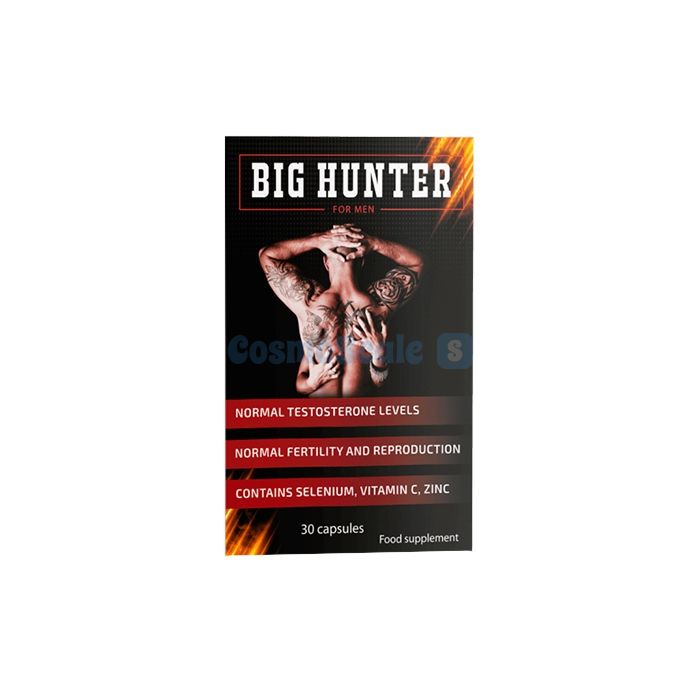 ✼ Big Hunter κάψουλες για προστατίτιδα