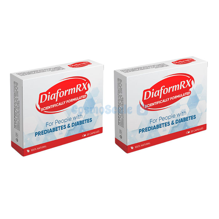 ✼ DiaformRX caps des moyens pour normaliser les niveaux de sucre