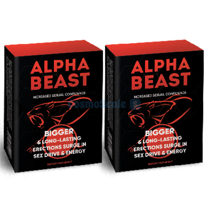 ✼ Alpha Beast caps potenciador da libido masculina